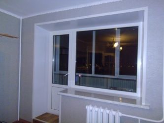 Замена балконного блока на пластиковые окна