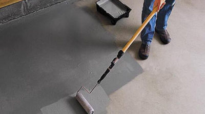 Чем покрыть бетонную стяжку чтобы не пылила?