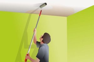 Как правильно покрасить потолок в своем жилище водоэмульсионной краской?