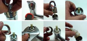 Замена картриджа в смесителе – инструкция для разных видов клапанов